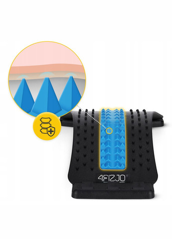 Тренажер для растяжения спины и позвоночника 4 уровня Black/Blue () 4FIZJO P-5905973400305 (342758170)