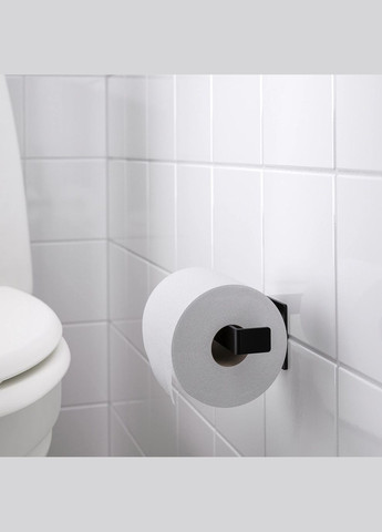 Тримач туалетного паперу ІКЕА SKOGSVIKEN чорний (20423824) IKEA (267900662)