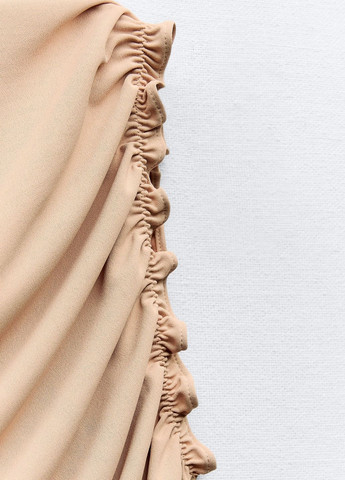 Пудрова повсякденний сукня Zara однотонна