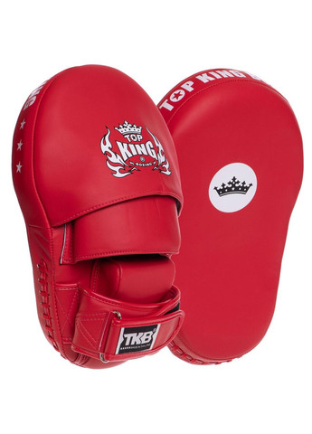 Лапа Вигнута шкіряна (2шт) King Extreme (р-р 32x21x8см, червоний) (TKFME_Червоний) Top King Boxing (361437137)
