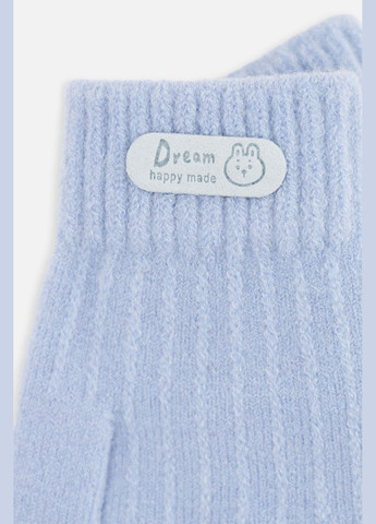 Перчатки для девочки цвет голубой ЦБ-00259734 Корона (306831646)