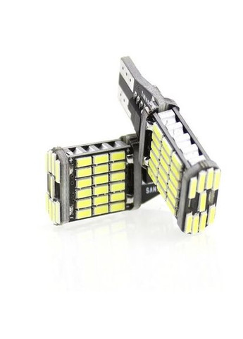 Светодиодная лампа LED T15 / W16W 4014 45 SMD CANBUS желтый No Brand (313453268)