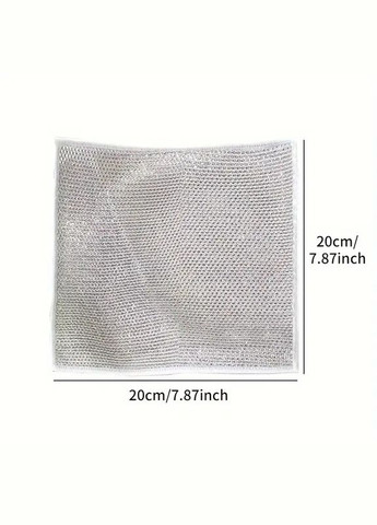 Металева мочалка ганчірка сітка для миття посуду набір 5 шт No Brand (322331571)