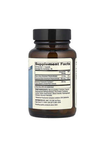 Berberine with Chromium, Biothin®, берберин с хромом, 30 капсул Dr. Mercola (372128268)