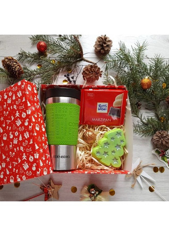 Термокружка EB-632 380 мл Термос чашка Нержавеющая сталь с Силиконовым нескользящим Держателем Edenberg (354823795)