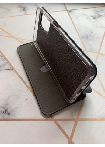 Чохол-книжка чорний з малюнком на Xiaomi Redmi Note 10 / Note 10s Куромі (принт 390) Creative (360668960)