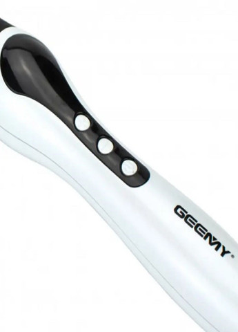 Конусная плойка GM-403 для завивки волос 18-28 мм с титаново турмалиновым покрытием белая Geemy (302311104)