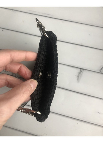 Мини сумочка для телефона и мелких вещей, мини сумка на цепочке черная No Brand (368708633)