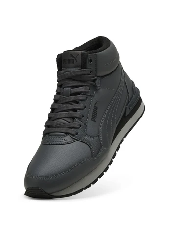Черные демисезонные кроссовки st runner v4 mid black 402893-03 Puma