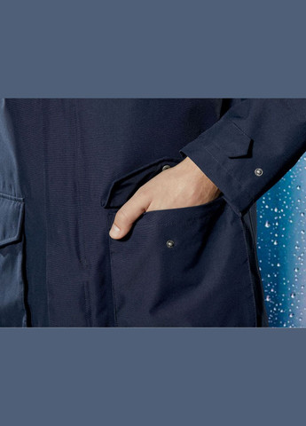 Темно-синее демисезонное Куртка-дождевик мембранная (3000мм) для мужчины BIONIC-FINISH® ECO 328083 Livergy