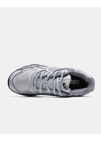 Сірі кросівки чоловічі asics gel nyc mid grey sheet rock асікс гель нюк сірі демісезон No Brand