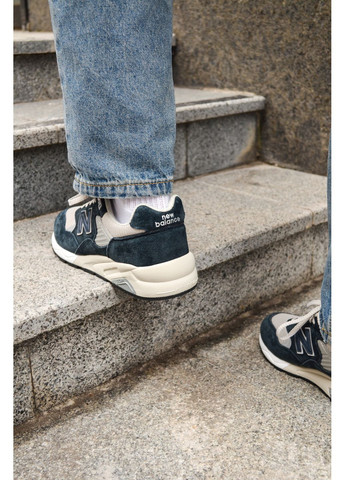 Серые демисезонные кроссовки мужские new balance 580 blue grey нью беланс 580 No Brand