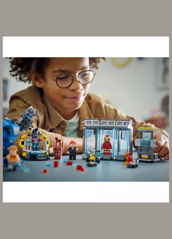 Конструктор Marvel Лаборатория Железного Человека Зал доспехов (76315) Lego (333252206)