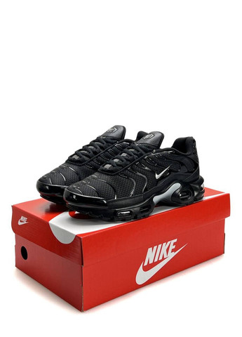 Чорні Осінні кросівки чоловічі nike No Brand Air Max Plus All Black