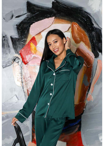 Зелена всесезон піжама Модельєр