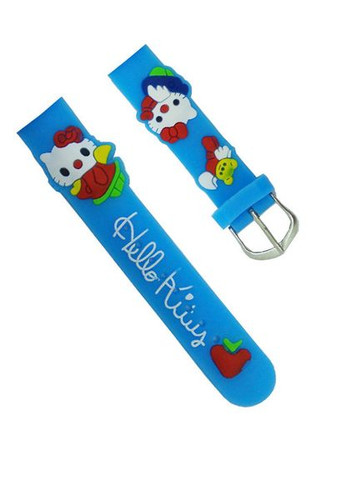 Часы детские наручные для девочек Привет Китти. голубой No Brand (362413833)