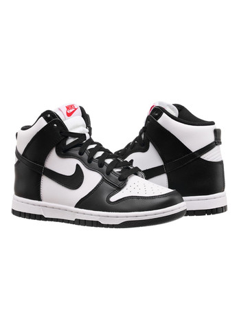 Кроссовки женские Dunk High Panda (DD1869-103) Nike чёрно-белые демисезоны (369775047)