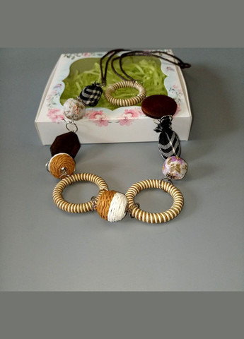 Намисто ручної роботи авторський дизайн стиль бохо+подарунок No Brand (342384770)