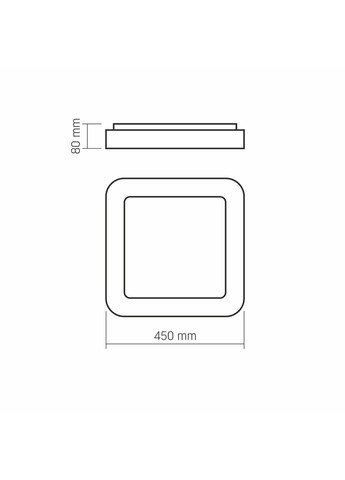 LED светильник EDGE-SC-72W-WHITE (VLE-ESC-72W) Videx (365650879)