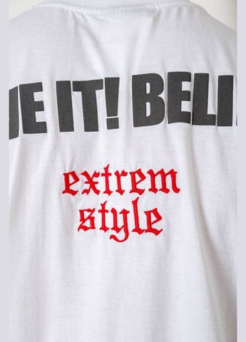 Белая футболка мужская с принтом Andi 244R2126