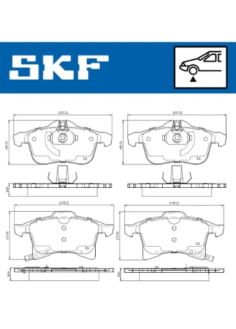 Колодка SKF (386940673)