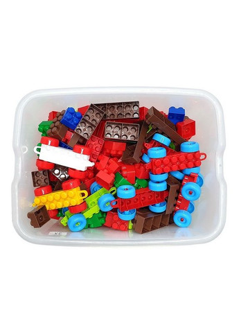 Дитячий блочний конструктор 013999/04 у пластиковому боксі, 303 деталі Doloni (372177290)