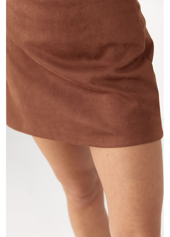 Жіноча замшева міні-спідниця Lurex (355077394)