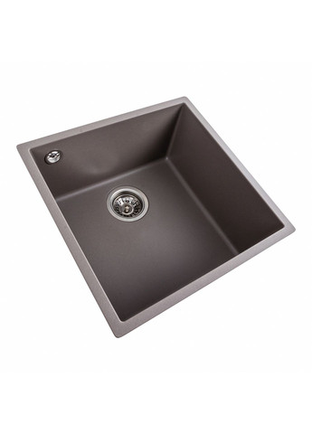 Гранітна мийка для кухні 4040 RUBA матова Дюна Platinum (269794028)