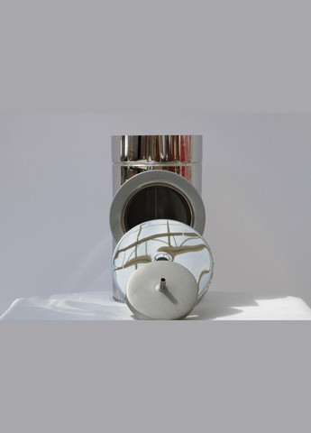 Трійник для димоходу утеплений діаметр 230/300мм нерж/нерж 87гр 0,5мм (сендвіч) AISI 304 Комінвент (317295410)