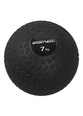 Слэмбол (медицинский мяч) для кроссфита Slam Ball 7 кг Black SportVida sv-hk0349 (275654023)