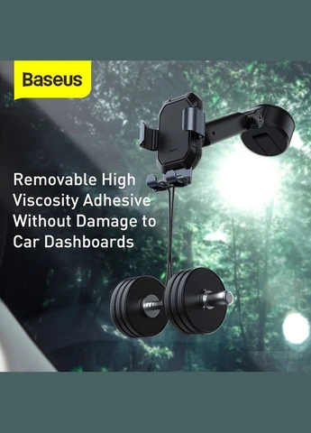 Тримач автомобільний Tank gravity car mount holder with suction base SUYL-TK01 Baseus (317479517)