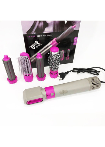 Фен побутовий для волосся 5 в 1, Функціональний професійний фен, Фени для YI-395 сушіння волосся No Brand (351486109)