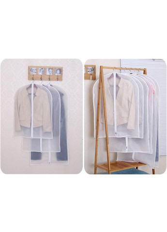 Чехол для одежды полиэтиленовый полупрозрачный No Brand (371366951)