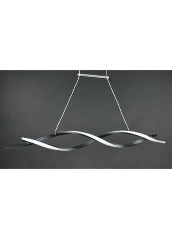 Люстра светодиодная подвесная LED светильник для квартиры на потолок лэд 27330 Черный 25-100х14х120 см. Sunnysky (324395911)