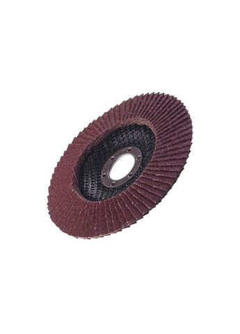 Диск шліфувальний пелюстковий 125 мм Р80 для болгарки КШМ для металу та дерева з оксидом алюмінію Intertool (332204914)