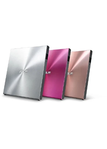 Привод оптический внешний USB 2.0 серебристый Slim DVD CD записыватель Asus (393512706)