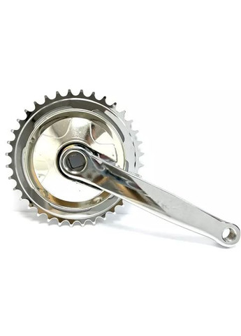 Шатун велосипедный 36T, серебристый (VR-10665) No Brand (309045335)