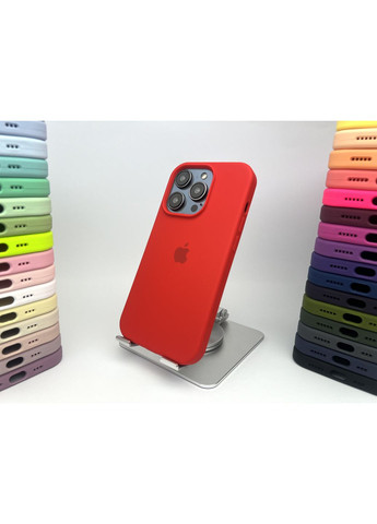 Чехол Silicone case на 14 PRO микрофибра силиконовый для айфона 14 ПРО / Red cover No Brand (369137310)