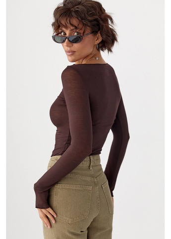 Приталенный лонг в сетку Lurex (360976974)