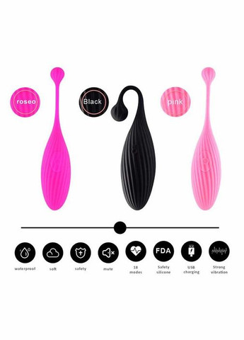 Смарт виброяйцо Primo Wine - Черный – Смарт вибраторы Svakom (370611757)