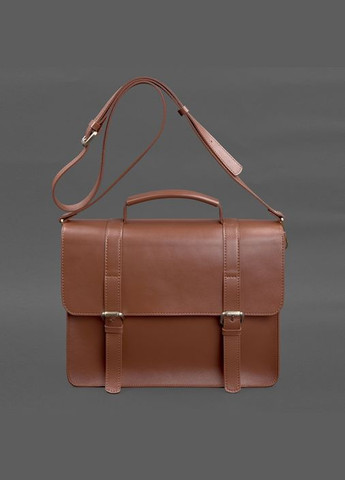 Кожаная сумка-портфель Porte светло-коричневый (A-028766) BlankNote (327874177)