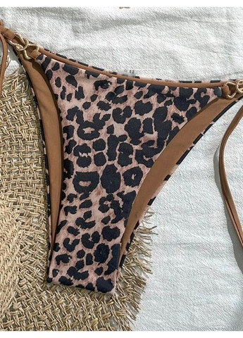 Бежевий літній купальник роздільний жіночий роздільний, бікіні BabyStyle