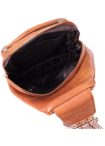 Сумка жіноча планшет для документів рюкзак слінг в дорогу сумочка для телефону Рудий 34719 Vintage (332612597)