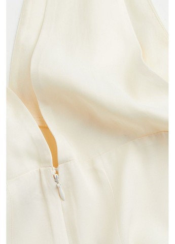 Молочна кежуал сукня з мікро-дефектом H&M однотонна