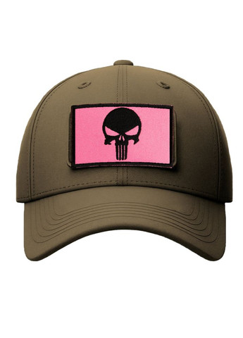 Набор шевронов 2 шт. с липучкой Череп Карателя мотиватор Punisher розовый 5х8 см вышитый патч нашивка шеврон IDEIA (305057790)