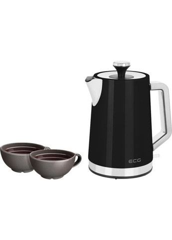 Електрочайник EСG RK 1766 Vintage Nero 1.7 л чорний ECG (364835885)