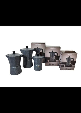 Гейзерна кавоварка Lugano 300 мл GU-1002-6 6 чашок (136220) Gusto (317346224)