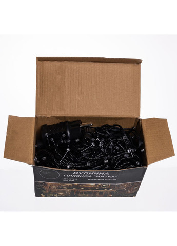 Гірлянда Нитка вулична 300 LED 30 м від мережі чорна нитка, синій GarlandoPro CF300L30MBBL No Brand (364684956)