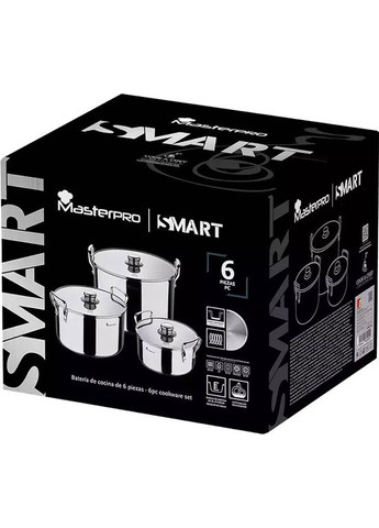 Набір каструль Smart 3+6.5+11.5 л (BGMP-2145) Masterpro (323042838)