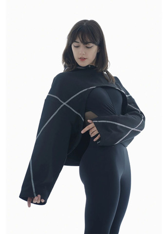 Жіноче оверсайз худі з вирізом "ORVIA" ТУР (360641617)